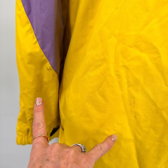 Volcom Yellow & Purple Nylon Snowboarding Skiing Winter Jacket Size Medium - Picture 7 of 14